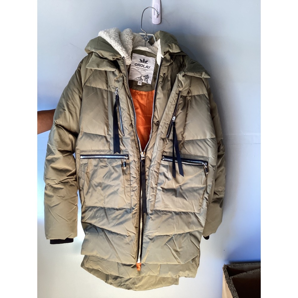 Orolay Thickened Down Jacket Women Small Olive Green Amazon Parka Puffer Coat
